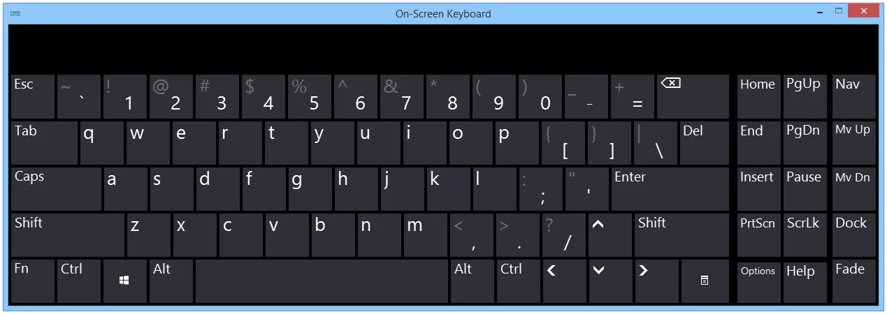 en-US Keyboard Layout