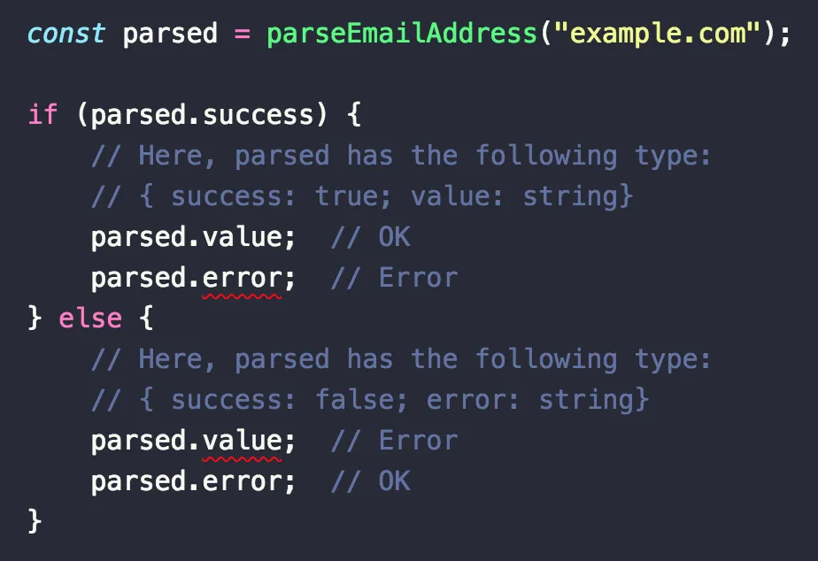 TypeScript checking for invalid property accesses