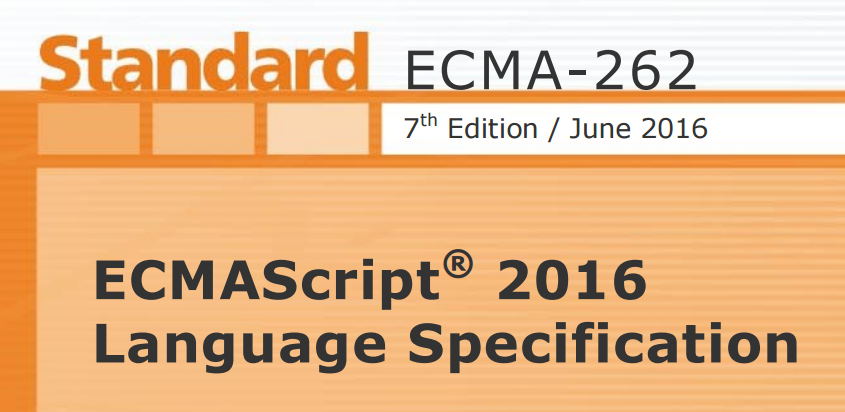 ECMAScript 2016 Language Specification