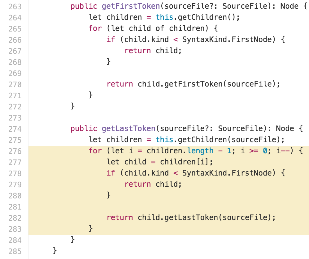 Highlight of the intended line range in a file on GitHub